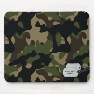 Customizable camouflage mouse pad