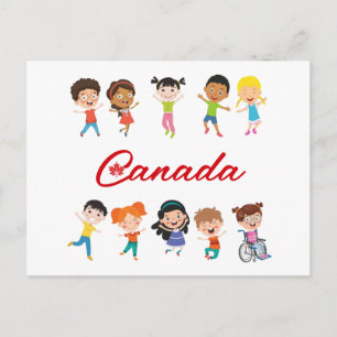 Customizable Canada diversity inclusion Postcard