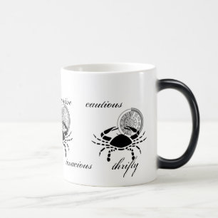 Customizable Cancer Crab traits Greek-style Zodiac Magic Mug
