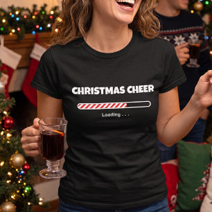Customizable Candy Cane Loading Bar - Christmas T-Shirt
