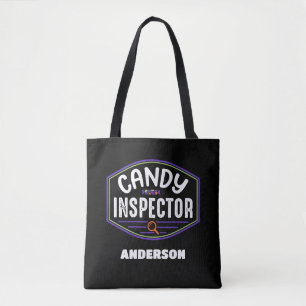 Customizable Candy Inspector Trick or Treat Bag