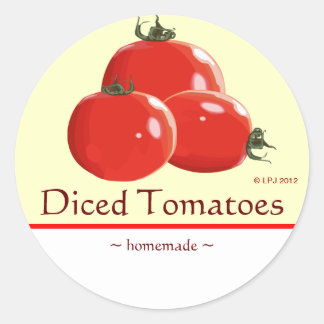 Customizable Canned Tomatoes Label