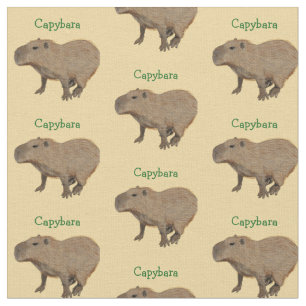 Customizable Capybara Fabric
