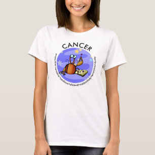 Customizable Cartoon Cancer Crab traits Zodiac T-Shirt