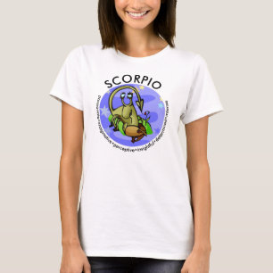 Customizable Cartoon Scorpio traits Zodiac T-Shirt