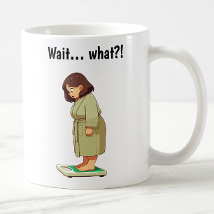 Customizable Cartoon Weight Scale Coffee Mug