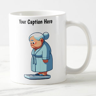 Customizable Cartoon Weight Scale Coffee Mug