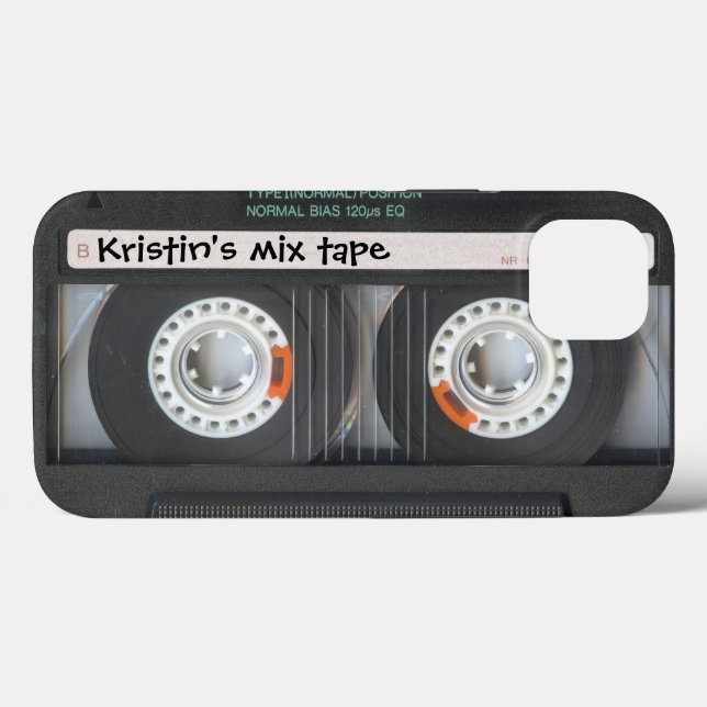 Customizable Cassette Mix Tape Case-Mate iPhone Case (Back (Horizontal))