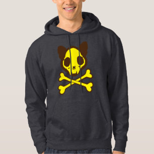 Customizable Cat Skull and Crossbones Hoodie