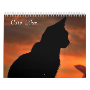 Customizable  Cats Calendar