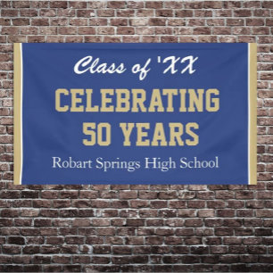 Customizable! Celebrate any year reunion banner