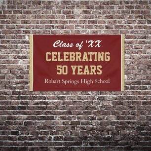 Customizable! Celebrate any year reunion banner