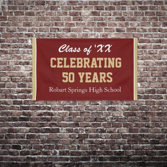 Customizable! Celebrate any year reunion banner (Creator Uploaded)