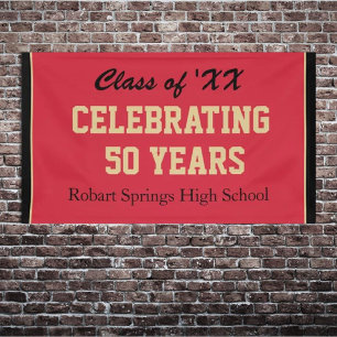 Customizable! Celebrate any year reunion banner