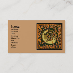 Customizable Celtic Art Business Cards