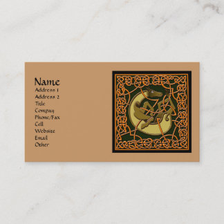 Customizable Celtic Art Business Cards