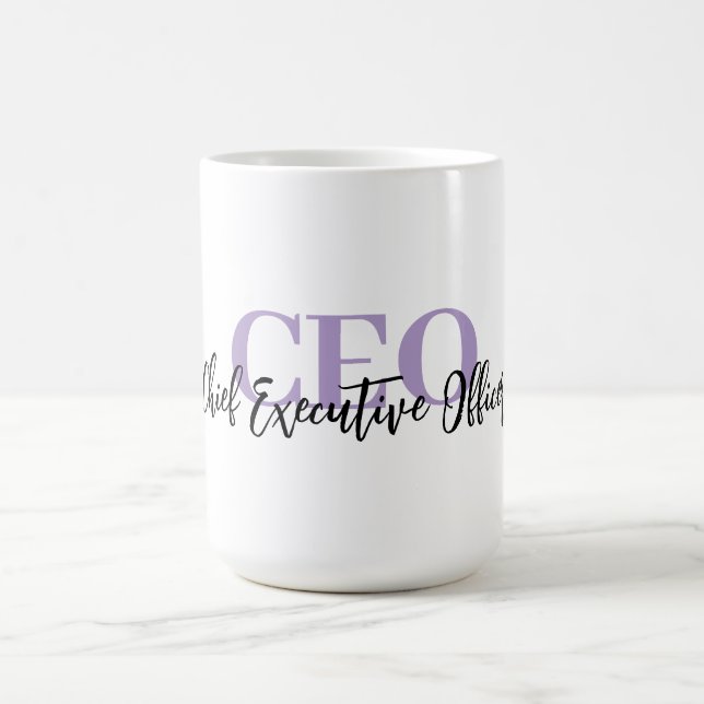 Customizable “CEO” Coffee Mug — Personalized Gift  (Centre)