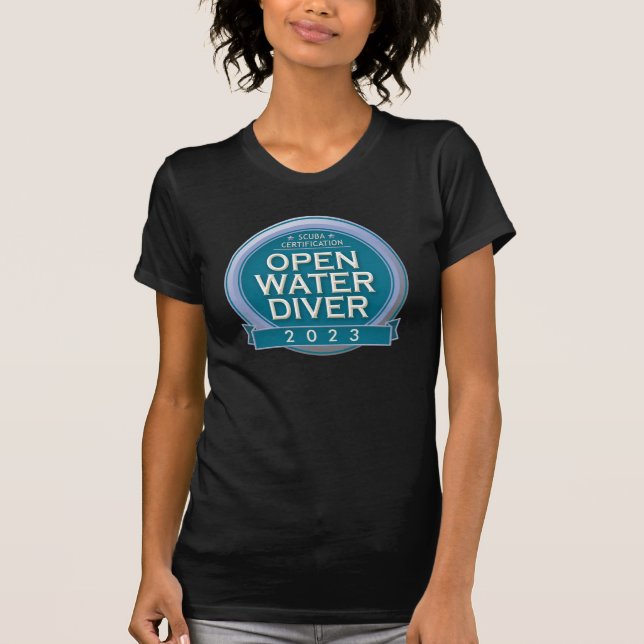 Customizable Certified Open Water Diver T-Shirt (Front)