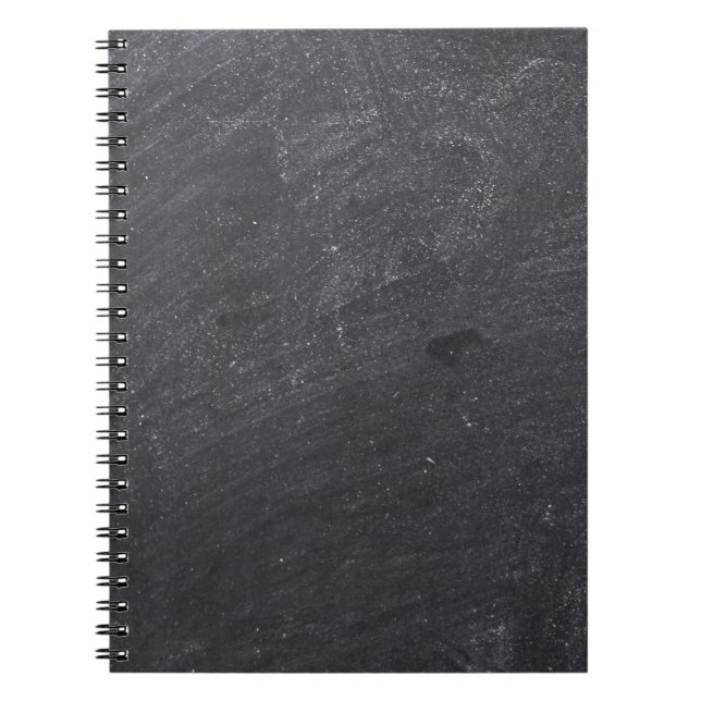 Customizable Chalkboard Background Notebook (Front)