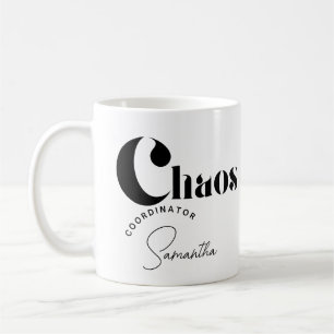 Customizable "Chaos Coordinator" Mug Workplace