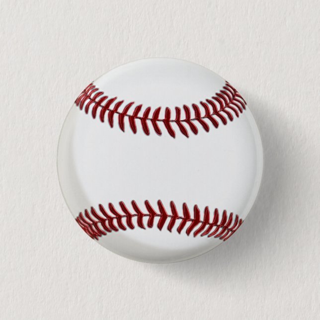 Customizable Cheap Baseball Baby Shower Favours 1 Inch Round Button (Front)
