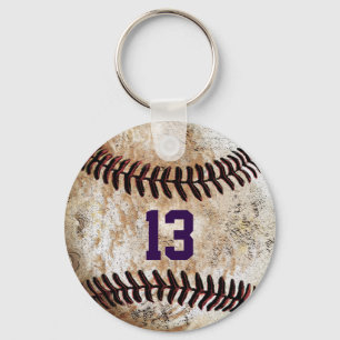Customizable Cheap Baseball Keychains, YOUR TEXT Keychain