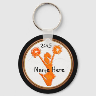 Customizable Cheer Party Favours Your Colours, Tex Keychain