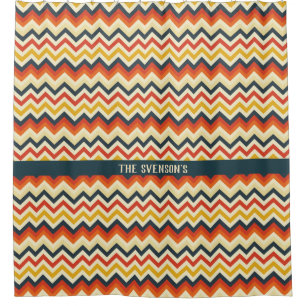 Customizable Chevron Pattern with Retro Colour Pal