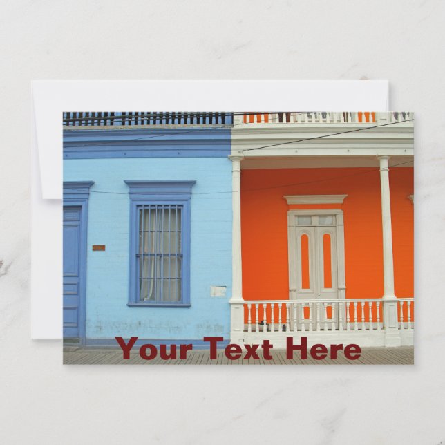 Customizable Chile card (Front)