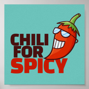 Customizable Chili for Spicy Poster