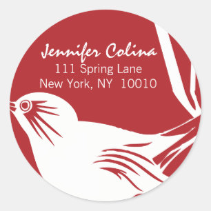 Customizable Chirping Bird Stickers