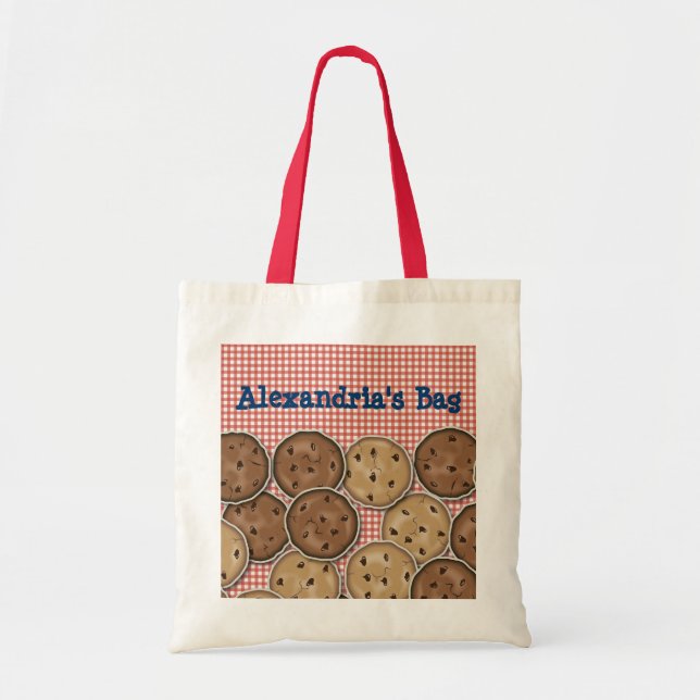 Customizable Chocolate Chip Cookies Tote Bag (Front)