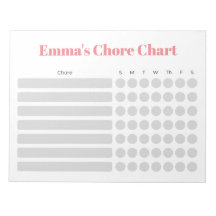Customizable Chore Chart