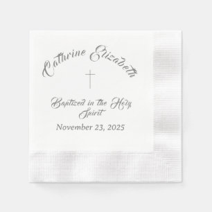 Customizable Christening/Baptism  Napkin