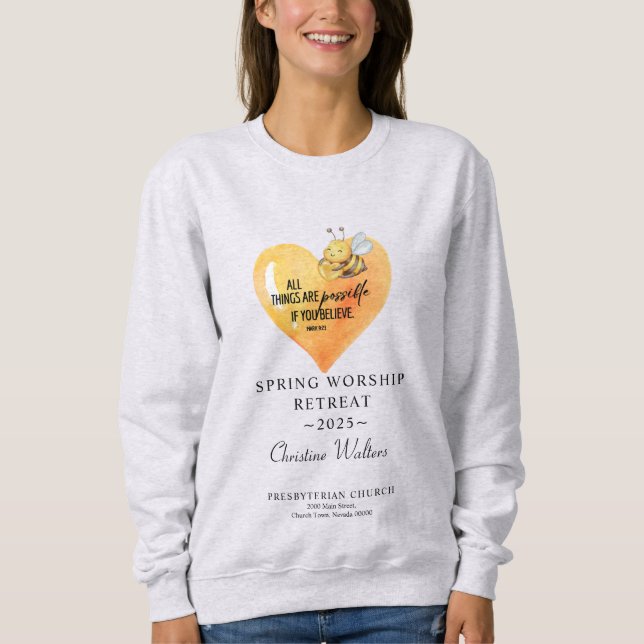 Customizable Christian Group Sweatshirt (Front)