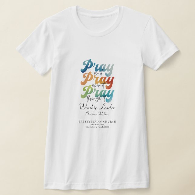 Customizable Christian Group T-Shirt (Laydown)