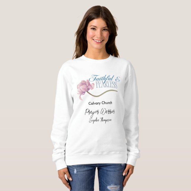 Customizable Christian Group T-Shirt Sweatshirt (Front Full)