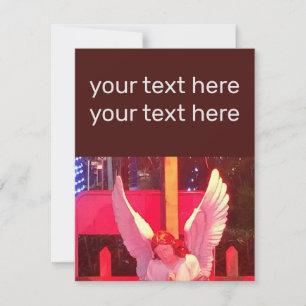 customizable christmas angel card