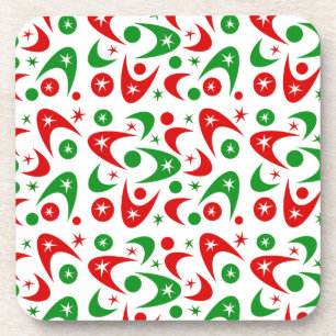 Customizable Christmas Boomerangs Coaster