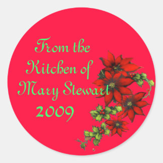 Customizable Christmas Canning Labels