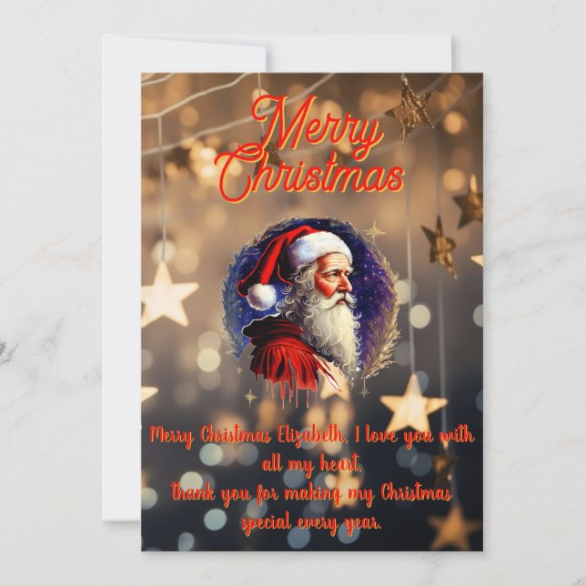 Customizable Christmas Card (Front)
