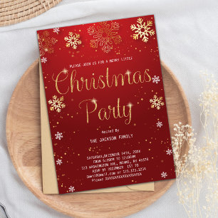 Customizable Christmas Event Card