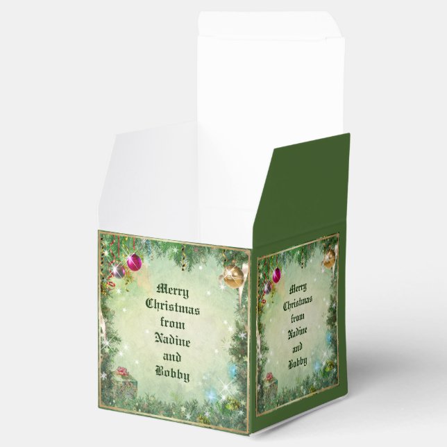 Customizable Christmas Favour Box (Opened)