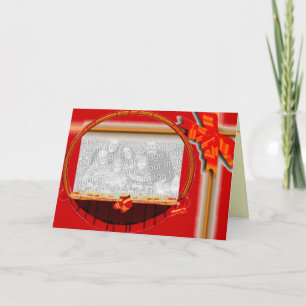 Customizable Christmas Frame Card