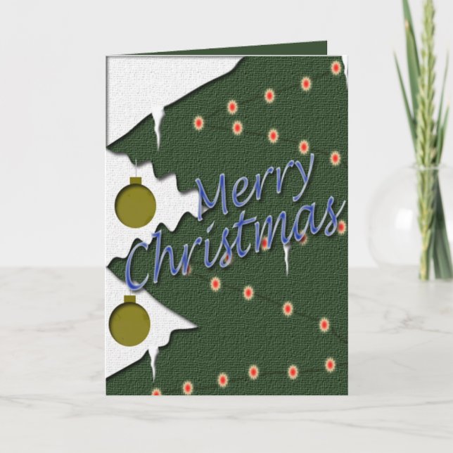 Customizable Christmas Greeting Card (Front)