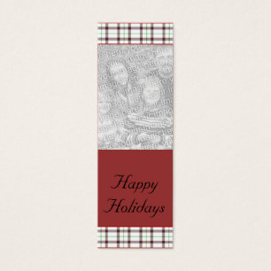 Customizable Christmas/Hanukkah Photo Bookmark