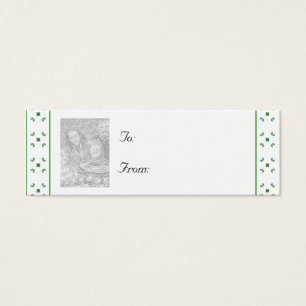 Customizable Christmas/Hanukkah Photo Gift Tag