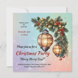 Customizable Christmas invite