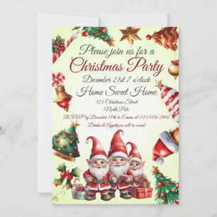 Customizable Christmas invite
