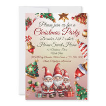 Customizable Christmas invite